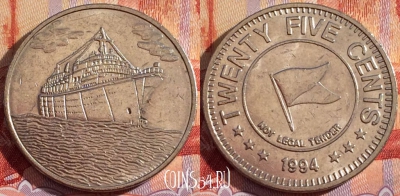 Жетон Holland-America Cruise Line 25 Cents, 084b-121