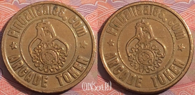 Жетон игровой arcade token pinballsales.com, a151-002