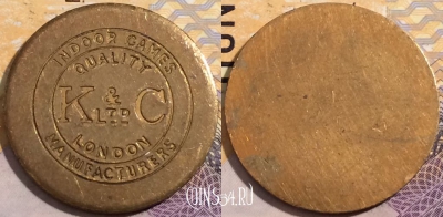 Жетон K&C Ltd london Token, a144-068