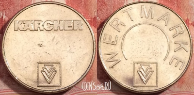 ЖЕТОН karcher wertmarke Token, 224-032