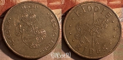 Kiddie Rides Tecnotron Dedem Token, 501s-002