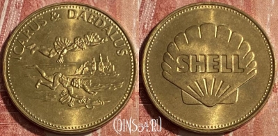Жетон Man In Flight, Icarus & Daedalus Shell Token, 179q-101 ♛