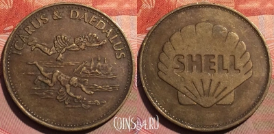 Жетон Man In Flight Icarus & Daedalus Token, 240a-089