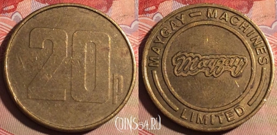 Жетон Maygay Machines 20 Pence Token, 222a-036