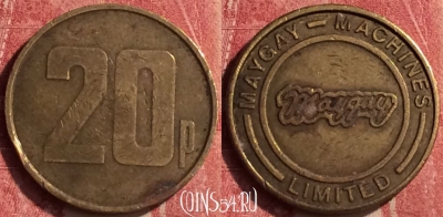 Жетон Maygay Machines 20 Pence Value Token, 439-115
