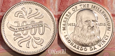 Жетон Миллениум 2000 Леонардо да Винчи Token, 207-127