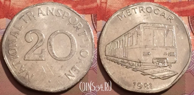 Жетон National Transport 20 Pence 1981 Token, 241b-129