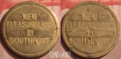 Жетон New Pleasureland Southport 1 Pound Token, 449-086