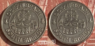 Ocean Beach South Sheilds Token, 199r-001
