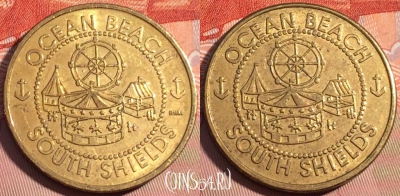 Жетон Ocean Beach South Shields Token, 082c-084