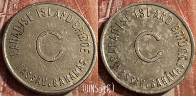 Paradise Island Bridge C Token, 042s-010