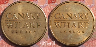 Жетон парковочный Canary Wharf London, 183-141