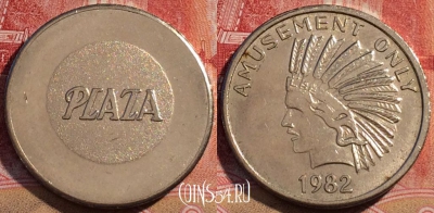 Жетон Plaza 1982 Token, 069c-095