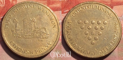 Жетон Poldark Mine Wendron Cornish Penny Token, 283a-108