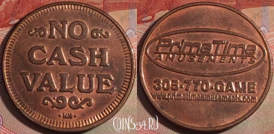Жетон PrimeTime Amusements Token, 155a-004