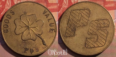 Жетон PS 2 Pence Token, 118c-035