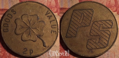 Жетон PS 2 Pence Token, 174a-003