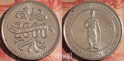 Жетон Sainsbury's Makers of the Millennium Charlie Chaplin