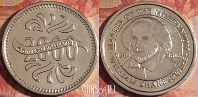Жетон Millennium William Shakespeare Token, 167a-076