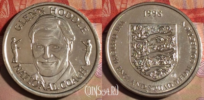 Жетон Sainsbury's Official England Squad 1998 Glenn Hoddle