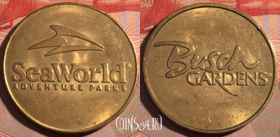 Жетон SeaWorld Busch Gardens Token, 193a-120