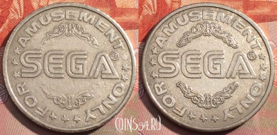 Жетон Sega For amusement only Token, 281a-038