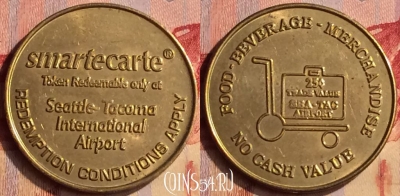 Жетон Smartecarte Seattle-Tacoma Airport Token, 402-108