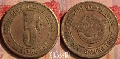 Жетон Сoral Сliff 5 cent Token, 404-137