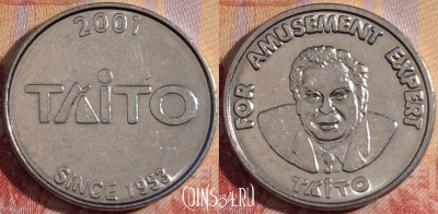 Жетон Taito 2001 Token, 158b-036