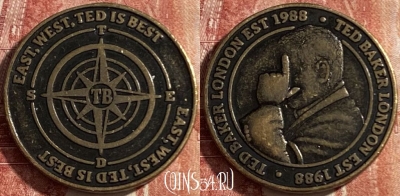 Ted Baker London 1988 Token, 476р-103