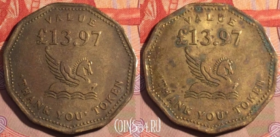 Жетон Thank You Reader's Digest 13.97 Pounds Token, 193a-131