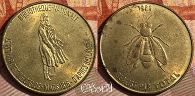 Total La Campagne de France 1969 Token, 374s-015
