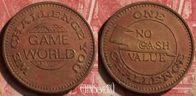 Жетон We Challenge You no cash value Token, 188n-095