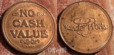 Wonder Works Orlando, Florida Token, 041s-072