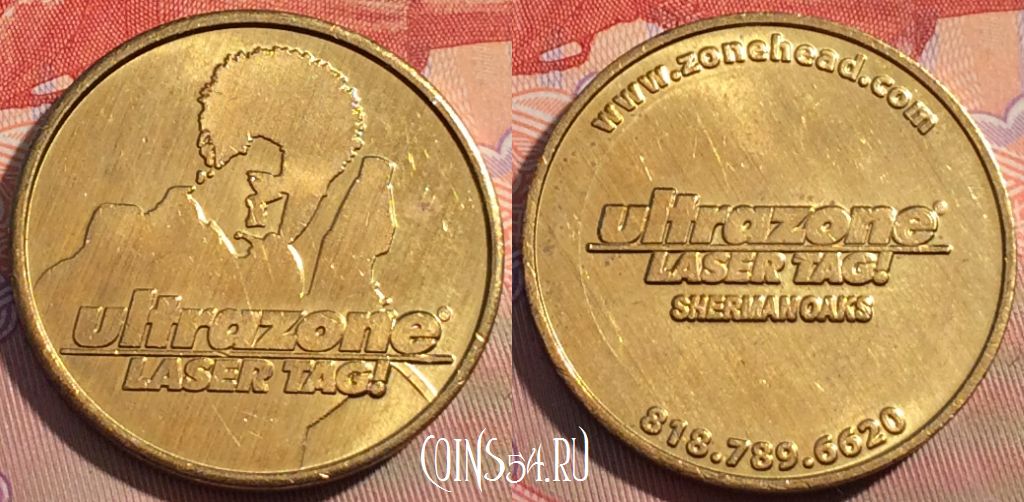 Жетон Ultrazone Lazer Tag Token, 112c-082